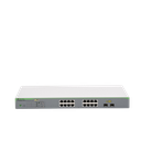 Switch PoE+ Gigabit WebSmart de 16 puertos 10/100/1000 Mbps (2 x Combo) + 2 puertos gigabit SFP (Combo), 185 W