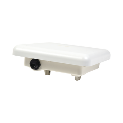 Punto de Acceso Super WiFi, Doble Banda, Conectorizado en 2.4 GHz (Hasta 600 m con Antena de 12 dBi), Hasta 300 m con Antena Integrada de 16 dBi en 5 GHz.