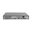 DVR 8 Megapixel / 8 Canales 4K TURBOHD + 8 Canales IP / 1 Bahía de Disco Duro / 4 Canales de Audio / 8 Entradas de alarma / Vídeoanálisis