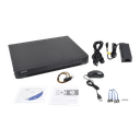 DVR 8 Megapixel / 16 Canales 4K TURBOHD + 16 Canales IP / 2 Bahía de Disco Duro / 4 Canales de Audio / 16 Entradas de alarma / Vídeoanálisis