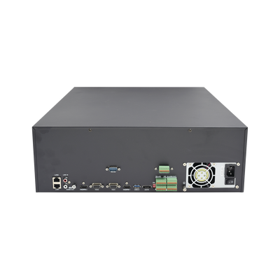 NVR 12 Megapixel (4K) / 32 Canales IP / Soporta Cámaras  AcuSense / 16 Bahías de Disco Duro / 2 Tarjetas de Red / Soporta RAID con Hot Swap / HDMI en 4K / Soporta POS
