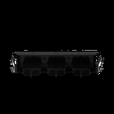 Placa Acopladora de Fibra Óptica Quick-Pack, Con 3 Conectores SC Duplex (6 Fibras), Negro