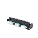 Placa acopladora de Fibra Óptica Quick-Pack, Con 6 Conectores LC Duplex (12 Fibras), Para Fibra Multimodo, Aqua