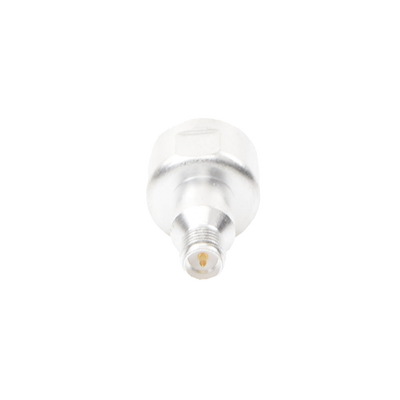 Adaptador UNIDAPT Hembra a SMA Hembra Inverso. Plata / Oro / Teflón.