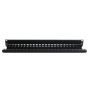 Patch Panel UTP Z-MAX de 24 Puertos, Precargado con Jacks Categoría 6, Plano, 1UR