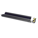 Patch Panel UTP Z-MAX de 24 Puertos, Precargado con Jacks Categoría 6, Plano, 1UR