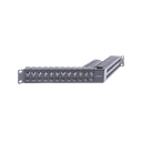 Patch Panel Z-MAX de 48 Puertos, Blindado, Modular (Vacío), Angulado, 1UR