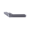Patch Panel Z-MAX de 48 Puertos, Blindado, Modular (Vacío), Angulado, 1UR
