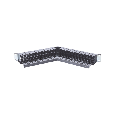 Patch Panel Z-MAX de 48 Puertos, Blindado, Modular (Vacío), Angulado, 1UR