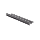 Patch Panel Z-Max de 24 Puertos, Blindado, Precargado con Jacks Categoría 6A, Plano, 1UR