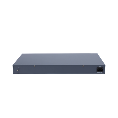 Switch Gigabit PoE+ / Administrable / 24 Puertos 1000 Mbps PoE+ / 2 Puertos SFP / Configuración Remota desde Hik-PartnerPro / PoE Extendido 250 Metros / 370 Watts