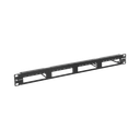 Patch Panel MAX Modular (Vacío), de 24 Puertos, Plano, 1UR