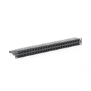 Patch Panel Z-Max de 48 Puertos, Blindado, Precargado con Jacks Categoría 6A, Plano, 1UR