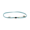 Jumper de Fibra Óptica Multimodo 50/125 OM3 XGLO, LC-LC Duplex, OFNR, Color Aqua, 1 Metro (3.28 Pies)