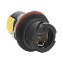 Conector Z-MAX Industrial (Ruggedized), Cat6A, Blindado, Uso Exterior IP66/IP67