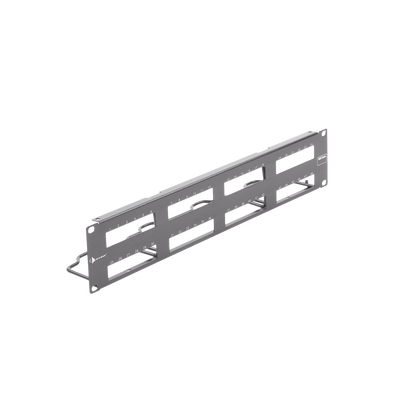 Patch Panel MAX Modular (vacío), de 48 Puertos, Plano, 2UR