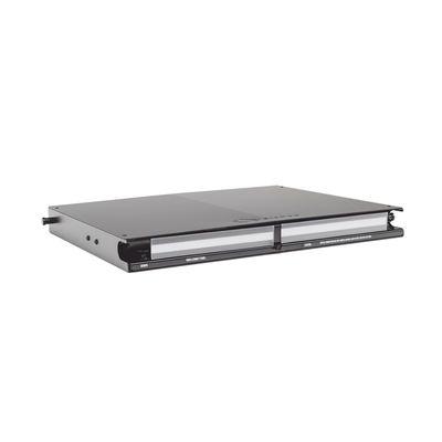 Panel de Conexión de Fibra para Rack de 19in, Bandeja Deslizable, Acepta 3 Placas Quick Pack, Hasta 72 Fibras, 1 UR
