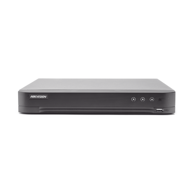DVR 8 Canales 4K TurboHD + 8 Canales IP/ 8 Megapixel/ / 1 Bahía de Disco Duro / 4 Canales de Audio / 4 Entradas de alarma / Videoanálisis