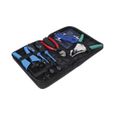 Juego de Herramientas y Accesorios, para Instalación de Sistema Solar. Incluye: Pinzas (3), Desarmadores (2), Llaves (2) y Accesorios (7).