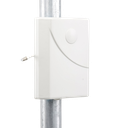 Antena Tipo Panel de Montaje en Pared, Multibanda 700-960 MHZ/ 1710-2170 MHz, 75 Ohm, conector F hembra.