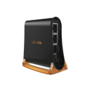 (hAP mini) Router 3 puertos 10/100 Mbps, Wi-Fi 2.4 GHz 802.11 b/g/n, Antena 360º 1.5 dBi, hasta 158 mW de potencia