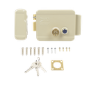 Cerradura Eléctrica / Incluye Llave /Con Botón integrado / Izquierda / Exterior