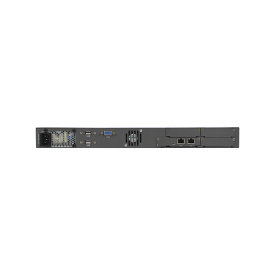 Servidor integrado con 3 ranuras para módulos E1, GSM 2G y 3G, FXS/FXO, hasta 46 canales y hasta 64 llamadas simultaneas, ideal para 3CX