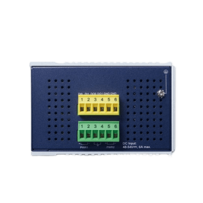Switch Industrial Administrable Capa2, 8 Puertos Gigabit con PoE+ 802.3at, 2 Puertos SFP de 100/1G y 2 Puertos SFP de 100/1G/2.5G
