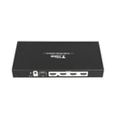 Controlador de VIDEOWALL  de 2 x 2 / Distribuye en 4 pantallas el video de 1 Entrada HDMI  / Resolución 1080p a 60 Hz. / Salida de audio de 3.5mm / Modo pantalla Completa o Modo Clon / Muy Fácil de crear una pared de Video Wall
