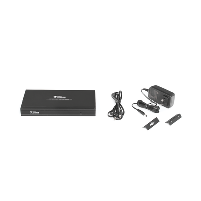 Controlador de VIDEOWALL  de 2 x 2 / Distribuye en 4 pantallas el video de 1 Entrada HDMI  / Resolución 1080p a 60 Hz. / Salida de audio de 3.5mm / Modo pantalla Completa o Modo Clon / Muy Fácil de crear una pared de Video Wall