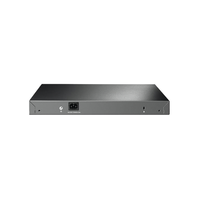 Switch JetStream PoE+ administrable Capa 2, 24 puertos 10/100/1000 Mbps + 4 puertos SFP 384 W