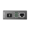 Convertidor Fibra Óptica WDM Monomodo / 1 puerto RJ45 10/100 Mbps / 1 puerto SC/UPC 100 Mbps /  Hasta 20 Km / Para su Funcionamiento Requiere el Modelo MC111CS / Plug and Play