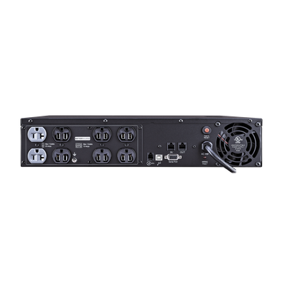 UPS 2000 VA/1540 W, Topología Línea Interactiva, Entrada 120 Vca NEMA 5-20P, Onda Senoidal Pura, Torre o Rack 2 UR, Con 2 Tomas NEMA 5-20R y 6 NEMA 5-15R