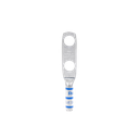 Zapata de compresión LCC6-38D-L para cal. 6 Awg, Doble barreno para tornillo prisionero de 3/8, Espaciado de orificio 25.4mm, 1 Pz
