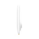Antena sectorial simétrica UniFi, doble banda con apertura de 90° en 2.4 GHz (10 dBi) y 45° en 5 GHz (15dBi)