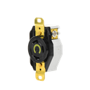 Receptáculo de Media Vuelta Industrial 30 A 125 V CA 2 Polos 3 Hilos (Nema L5-30R) Color Negro.