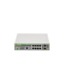 Switch PoE+ Administrable CentreCOM GS970M, Capa 3 de 8 Puertos 10/100/1000 Mbps + 2 SFP Gigabit, 124 W