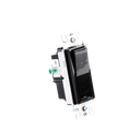 Switch un solo polo 15 Amp negro nigth