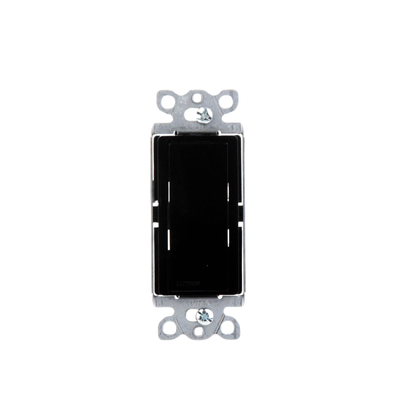 Switch un solo polo 15 Amp negro nigth