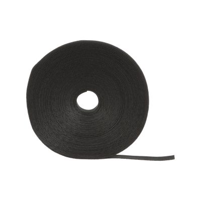 Rollo de Cinta de Contacto, de 75 Pies (22.9m) de Largo, 19.1 mm de Ancho, Color Negro