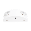 Luz de Emergencia Dual LED ultra compacta/150 lúmenes/Luz fría/Batería de Respaldo Incluida/Botón de test.