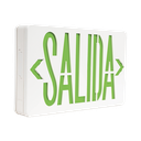 Letrero LED DUAL de SALIDA Universal con alto brillo/uso en pared, lateral o techo/Batería de Respaldo Incluida.