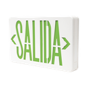 Letrero LED DUAL de SALIDA Universal con alto brillo/uso en pared, lateral o techo/Batería de Respaldo Incluida.