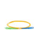 Jumper de Fibra Óptica Monomodo SC/APC-SC/UPC Simplex de 1 metro, 3mm