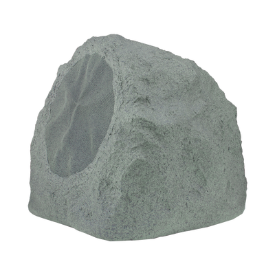 Altavoz Exterior de 2 vías con forma de roca, Woofer de polipropileno de 8 ", Tweeter de titanio de 1", Gris. 5 - 150 W, 8 ohms