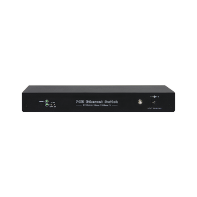 Switch PoE / 100 Metros PoE / 8 puertos 802.3af/at ( 132.5 W ) 10/100Mbps + 1 puerto Uplink