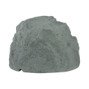 Altavoz Exterior de 2 vías con forma de roca, Woofer de polipropileno de 8 ", Tweeter de titanio de 1", Gris. 5 - 150 W, 8 ohms