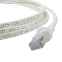 Patch Cord Skinny Cat6A Blindado S/FTP, 3.05 Metros (10 Pies), Diámetro Reducido 28 AWG, Color Blanco