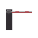 Barrera Vehicular IZQUIERDA / Brazo con Iluminación LED Rojo/Verde de 4 mts Incluido  / 3 Seg para Apertura / Cierre Automático con Tiempo Configurable / 2,500,000 MCBF / Compatible con Cualquier Control de Acceso