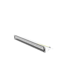 Patch Panel Modular Blindado (STP) de 24 Puertos, con Barra para Organizar Cable